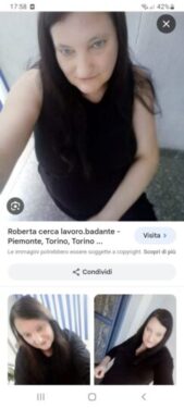 Roberta si offre pulizie colf badante