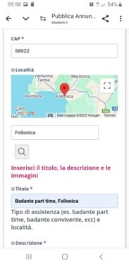 Badante part time, Follonica